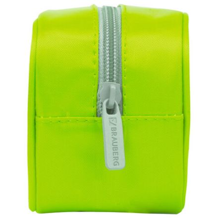Пенал-косметичка BRAUBERG, мягкий, "KING SIZE NEON GREEN", 20х8х9 см, 229020 Пенал-косметичка BRAUBERG, мягкий, "KING SIZE NEON GREEN", 20х8х9 см, 229020