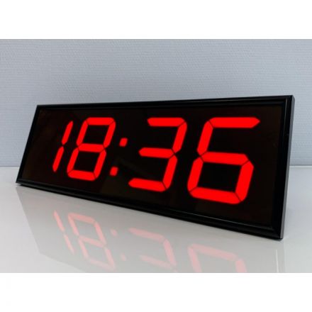 Часы электронные 410-EURO-R, цвет свечения красный 0,5Кд, 440x160x75мм Часы электронные 410-EURO-R, цвет свечения красный 0,5Кд, 440x160x75мм