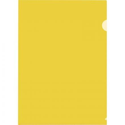 Папка-уголок Attache A4 желтая 150 мкм (10 штук в упаковке)