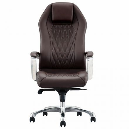 Кресло BRABIX PREMIUM "Aurus EX-705", мультиблок, алюминий, экокожа, коричневое, 532929 Кресло BRABIX PREMIUM "Aurus EX-705", мультиблок, алюминий, экокожа, коричневое, 532929