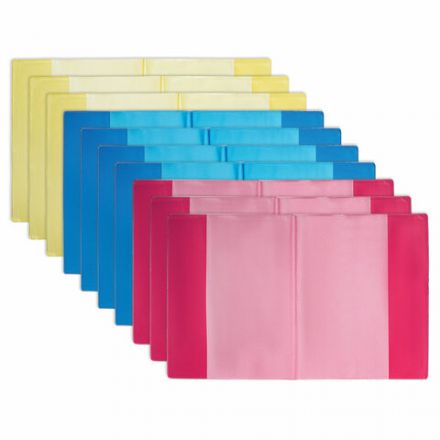 Обложки ПВХ для тетрадей и дневников, КОМПЛЕКТ 10 шт., ЦВЕТНЫЕ, МАТОВЫЕ, ПЛОТНЫЕ, 100 мкм, 208x346 мм, ЮНЛАНДИЯ, 229309 Обложки ПВХ для тетрадей и дневников, КОМПЛЕКТ 10 шт., ЦВЕТНЫЕ, МАТОВЫЕ, ПЛОТНЫЕ, 100 мкм, 208x346 мм, ЮНЛАНДИЯ, 229309
