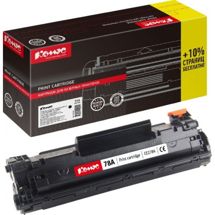 Картридж лазерный Комус 78A CE278A чер. для HPP1566/1606DN/M1530 (2300стр)