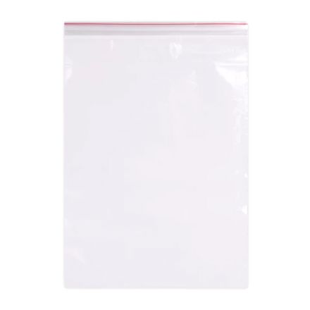 Пакеты ZIP LOCK "зиплок" ОЧЕНЬ ПРОЧНЫЕ, комплект 100 шт., 300х400 мм, ПВД 80 мкм, BRAUBERG EXTRA, 608181