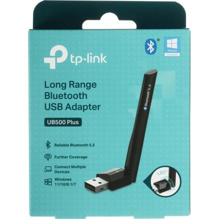 Сетевой адаптер TP-Link UB500 Plus BT 5.3 USB 2.0, 1 x внешняя антенна