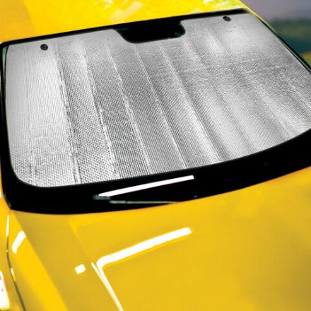 Шторка солнцезащитная 150х80 см для лобового стекла автомобиля, на присосках, DASWERK (ДАСВЕРК), 671253