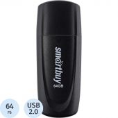Флеш-память SmartBuy UFD 2.0 064GB Scout Black (SB064GB2SCK) Флеш-память SmartBuy UFD 2.0 064GB Scout Black (SB064GB2SCK)