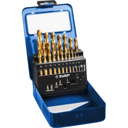 Набор сверл по металлу ЗУБР КОБАЛЬТ 19шт (1-10мм) класс А (29626-H19) Набор сверл по металлу ЗУБР КОБАЛЬТ 19шт (1-10мм) класс А (29626-H19)