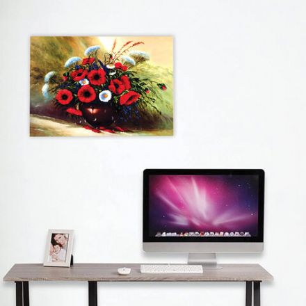 Картина стразами (алмазная мозаика) 30х40 см, ОСТРОВ СОКРОВИЩ "Полевые цветы", на подрамнике, 662425 Картина стразами (алмазная мозаика) 30х40 см, ОСТРОВ СОКРОВИЩ "Полевые цветы", на подрамнике, 662425