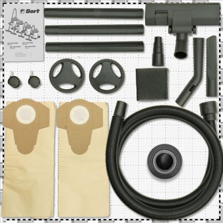 Пылесос для сухой и влажной уборки Bort BSS-1640-STORM