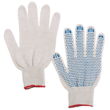 Перчатки хлопчатобумажные, КОМПЛЕКТ 300 ПАР, 7,5 класс, 46-48 г, 166 текс, ПВХ точка, LAIMA СТАНДАРТ, БЕЛЫЕ, 600994 Перчатки хлопчатобумажные, КОМПЛЕКТ 300 ПАР, 7,5 класс, 46-48 г, 166 текс, ПВХ точка, LAIMA СТАНДАРТ, БЕЛЫЕ, 600994