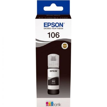 Контейнер с чернилами Epson 106 T00R1 C13T00R140 черный фото дляL7160/L7180
