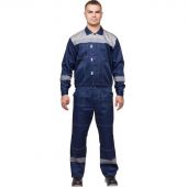 Костюм рабочий летний муж. л20-КБР синий/сер (р.48-50) 182-188 Костюм рабочий летний муж. л20-КБР синий/сер (р.48-50) 182-188
