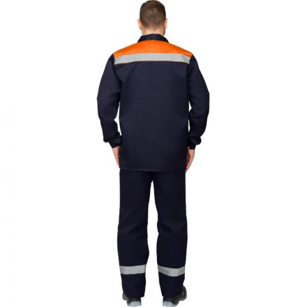 Костюм рабочий летний муж. л16-КБР с СОП син/оранж (р.64-66) 170-176 Костюм рабочий летний муж. л16-КБР с СОП син/оранж (р.64-66) 170-176