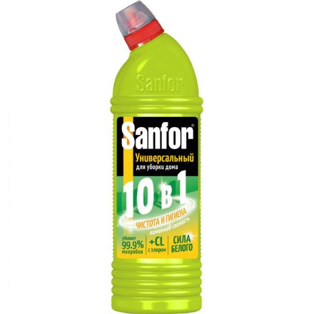 Универсальное чистящее средство САНФОР УНИВЕРСАЛ 750г Лимонная свежесть Универсальное чистящее средство САНФОР УНИВЕРСАЛ 750г Лимонная свежесть