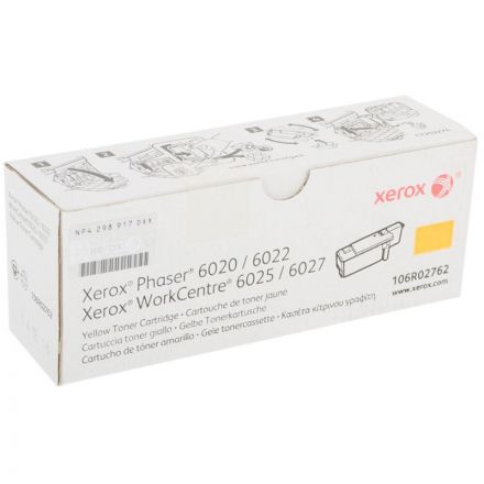 Картридж лазерный Xerox 106R02762 жел. для Ph 6020/6022/6025/6027 Картридж лазерный Xerox 106R02762 жел. для Ph 6020/6022/6025/6027