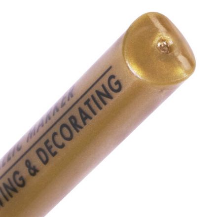 Маркер для декорирования и рисования ЗОЛОТИСТЫЙ BRAUBERG ART METALLIC, линия письма 1-3 мм, 152438 Маркер для декорирования и рисования ЗОЛОТИСТЫЙ BRAUBERG ART METALLIC, линия письма 1-3 мм, 152438