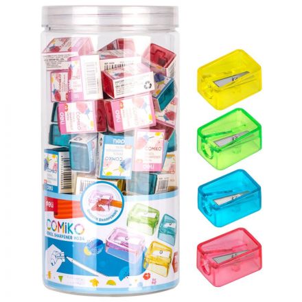 Точилка ручная Deli, 1 отверстие, пластик, стальное лезвие, ассорти Точилка ручная Deli, 1 отверстие, пластик, стальное лезвие, ассорти