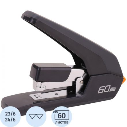 Степлер Deli E0465BLACK Expert 24/6 26/6 23/6 23/8 23/10(60л)сниж усил черн Степлер Deli E0465BLACK Expert 24/6 26/6 23/6 23/8 23/10(60л)сниж усил черн