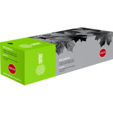 Картридж лазерный Cactus  051H чер. для Canon LBP 162dw/MF 264dw/267dw