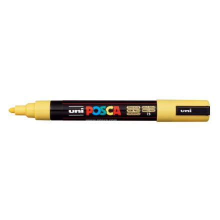 Маркер акриловый POSCA PC-5M, желтый, 1.8 - 2.5 мм 71186