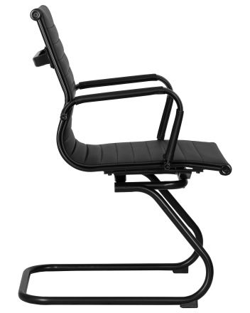 Набор 2 шт Офисное кресло для посетителей DOBRIN CODY BLACK, чёрный