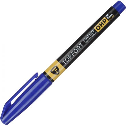 Маркер для глянц.поверх. TOPFORT OHP 0,7 мм синий Маркер для глянц.поверх. TOPFORT OHP 0,7 мм синий