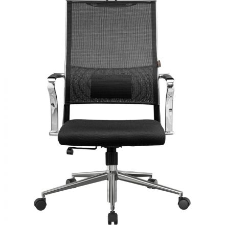 Кресло MT_Sit Air-180/Km00/Wh00/K15cL(M09.B23.G18.W01),черный, хром Кресло MT_Sit Air-180/Km00/Wh00/K15cL(M09.B23.G18.W01),черный, хром