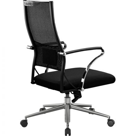 Кресло MT_Sit Air-180/Km00/Wh00/K15cL(M09.B23.G18.W01),черный, хром Кресло MT_Sit Air-180/Km00/Wh00/K15cL(M09.B23.G18.W01),черный, хром