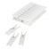 Прищепки бельевые 7,8 см, КОМПЛЕКТ 10 штук, пластик, белые, PRIMILA (ПРИМИЛА) ORIGINAL, 700512