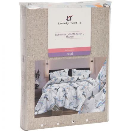 Постельное белье 1,5сп бязь набивная 120г/м2 (нав.70х70 2шт.), Колибри Постельное белье 1,5сп бязь набивная 120г/м2 (нав.70х70 2шт.), Колибри