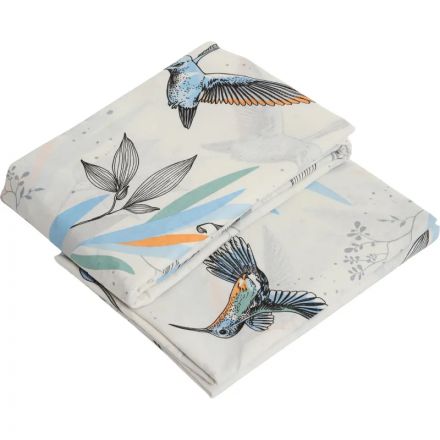 Постельное белье 1,5сп бязь набивная 120г/м2 (нав.70х70 2шт.), Колибри Постельное белье 1,5сп бязь набивная 120г/м2 (нав.70х70 2шт.), Колибри