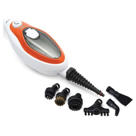 Паровая швабра KITFORT KT-1004-3, 1500 Вт, 1 бар, объем 0,35 л, оранжевая Паровая швабра KITFORT KT-1004-3, 1500 Вт, 1 бар, объем 0,35 л, оранжевая