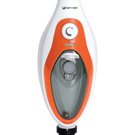 Паровая швабра KITFORT KT-1004-3, 1500 Вт, 1 бар, объем 0,35 л, оранжевая Паровая швабра KITFORT KT-1004-3, 1500 Вт, 1 бар, объем 0,35 л, оранжевая