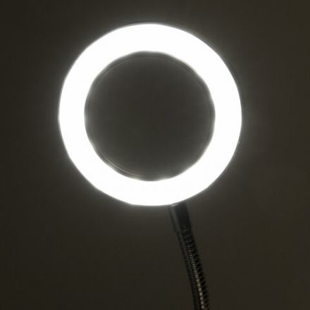 Лупа настольная на прищепке с LED-ПОДСВЕТКОЙ, диаметр 75 мм, увеличение 3, BRAUBERG, 455931 Лупа настольная на прищепке с LED-ПОДСВЕТКОЙ, диаметр 75 мм, увеличение 3, BRAUBERG, 455931