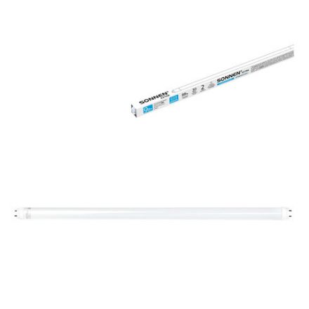 Лампа-трубка светодиодная SONNEN EXTRA, 9 (18) Вт, G13, 30000 ч, 60 см, холодный белый, LED T8-9W-6500-G13, 457938 Лампа-трубка светодиодная SONNEN EXTRA, 9 (18) Вт, G13, 30000 ч, 60 см, холодный белый, LED T8-9W-6500-G13, 457938