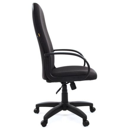 Кресло офисное СН 279, высокая спинка, с подлокотниками, черное, 1138105 Кресло офисное СН 279, высокая спинка, с подлокотниками, черное, 1138105