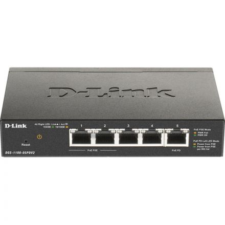 Коммутатор D-Link DGS-1100-05PDV2/A1A