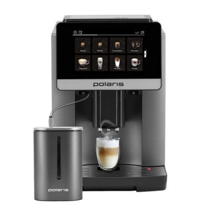 Кофемашина POLARIS PACM 2080AC WiFi IQ Home, 1500 Вт, объем 1,8 л, автокапучинатор, графитовая, 62311 Кофемашина POLARIS PACM 2080AC WiFi IQ Home, 1500 Вт, объем 1,8 л, автокапучинатор, графитовая, 62311