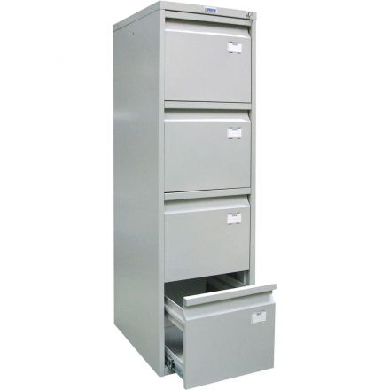 Картотека ПРАКТИК A-44 шкаф 4 секцион. А4, ц.замок, 410х485х1305