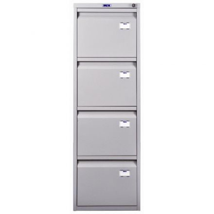 Картотека ПРАКТИК A-44 шкаф 4 секцион. А4, ц.замок, 410х485х1305