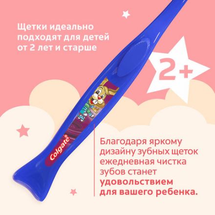 Зубная щетка детская (2-5 лет) COLGATE, супер мягкая, 8718951414181 Зубная щетка детская (2-5 лет) COLGATE, супер мягкая, 8718951414181