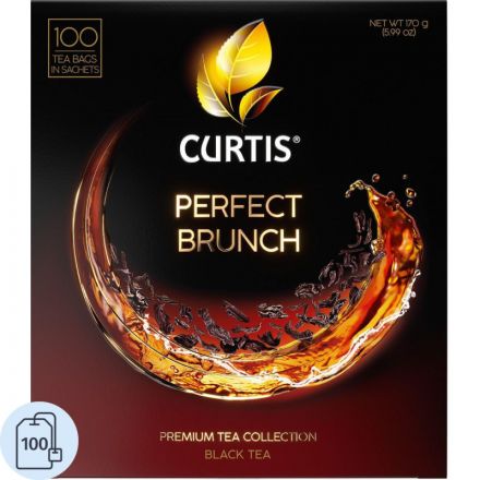 Чай Curtis Perfect Brunch черный с послевк. вишневой косточки,1,7гх100пак