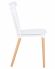 Стул обеденный DOBRIN THEO, ножки светлый бук, цвет белый (W-02) Стул обеденный DOBRIN THEO, ножки светлый бук, цвет белый (W-02)