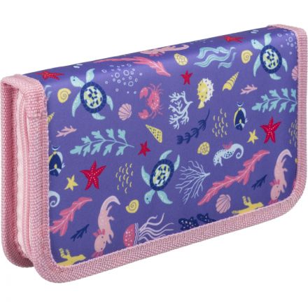 Пенал Комус класс Аксолотль, 1 секц., 190x110x20мм, ткань Пенал Комус класс Аксолотль, 1 секц., 190x110x20мм, ткань