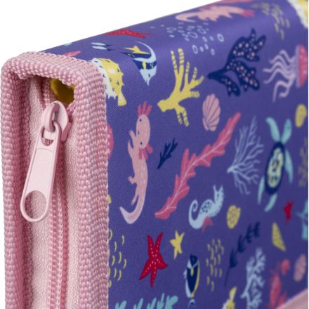 Пенал Комус класс Аксолотль, 1 секц., 190x110x20мм, ткань Пенал Комус класс Аксолотль, 1 секц., 190x110x20мм, ткань
