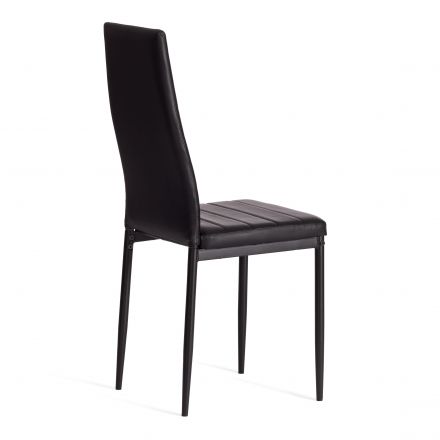 Стул Easy (mod. 24-1) металл, экокожа, 49 х 41 х 98 см, Black (Черный) / Black (Черный) Стул Easy (mod. 24-1) металл, экокожа, 49 х 41 х 98 см, Black (Черный) / Black (Черный)