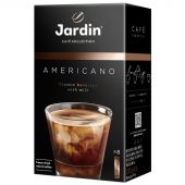 Кофе растворимый Jardin "Americano", 3в1, порошкообразный, порционный, 8 пакетиков* 15г, картон Кофе растворимый Jardin "Americano", 3в1, порошкообразный, порционный, 8 пакетиков* 15г, картон