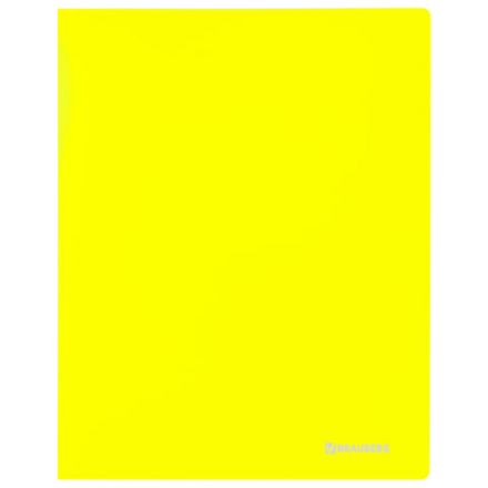 Папка 40 вкладышей BRAUBERG "Neon", 25 мм, неоновая желтая, 700 мкм, 227453 Папка 40 вкладышей BRAUBERG "Neon", 25 мм, неоновая желтая, 700 мкм, 227453