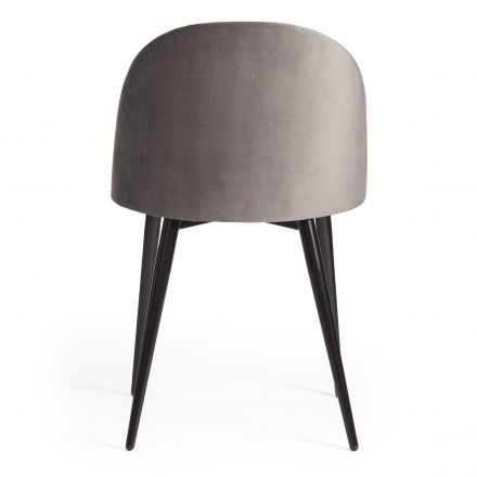 Стул Tetchair MONRO (mod. 710), ткань/металл, 56х51х80 см, высота до сиденья 47 см, серый barkhat 26/черный