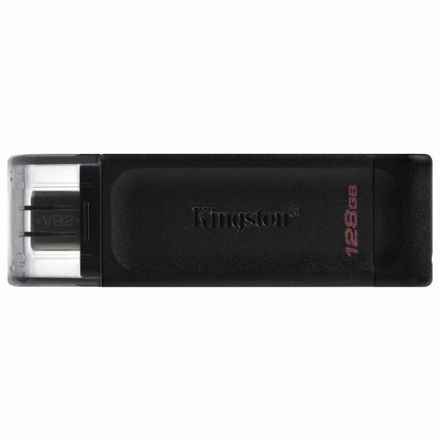 Флеш-диск 128 GB KINGSTON DataTraveler 70, разъем Type-C 3.2, черный, DT70/128GB Флеш-диск 128 GB KINGSTON DataTraveler 70, разъем Type-C 3.2, черный, DT70/128GB